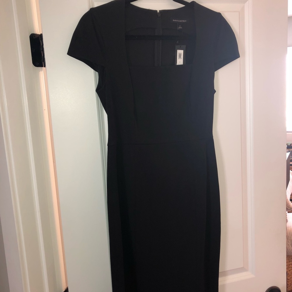 Banana Republic Black Sloan Dress